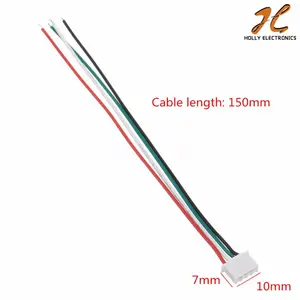Wire harness Mini Micro JST XH 2.54mm 4 Pin Connector Plug With 24AWG 1007 Wires 150mm Length