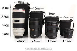 Bán Buôn Logo Tùy Chỉnh 4 Cái Bền Mềm Không Thấm Nước <span class=keywords><strong>Neoprene</strong></span> DSLR Ống Kính Máy Ảnh <span class=keywords><strong>Bag</strong></span> Cho Canon Nikon Sony Ống Kính Máy Ảnh - Product Image 3