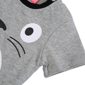 Soft knitted cotton boby sleeve rompers jumpsuit of the baby newborn SUMMER - Product Image 3