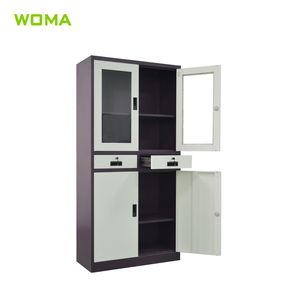 Tủ Hồ Sơ Kim Loại Với <span class=keywords><strong>2</strong></span> Ngăn Kéo Nội Thất Văn Phòng Nhân Viên Tủ Ngăn Kéo Thép - Product Image 4