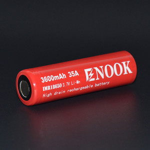 Enook 18650 3600 мАч 35A 3.7 В аккумуляторная батарея с плоской вершиной pk LG HG2 3000 мАч 20amp батареи - Product Image 4