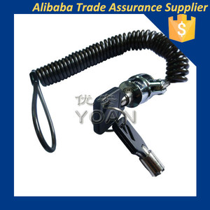 Popular Steel &amp; Zinc Alloy <strong>Laptop</strong> Cable <strong>Lock</strong> for iPad PVC Car Security <strong>Lock</strong> for Tablets - Product Image 5