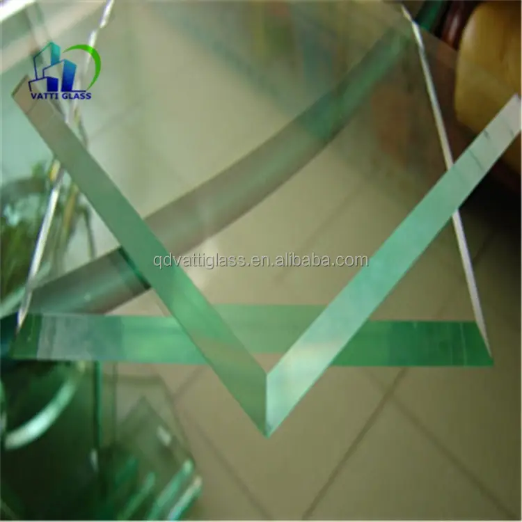 12mm thk clear tempered glass with round grinded edge Tempered shatterproof glass for door