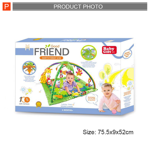 EPT Super Soft Cloth Non Toxic Baby Gym Light &amp; <strong>Music</strong> Custom Animal Activity Babies Piano <strong>Floor</strong> Modern Activity Play <strong>Mat</strong> Babies - Product Image 3
