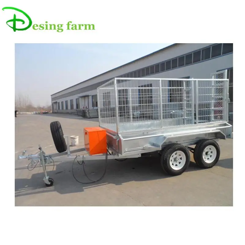 9*5 hydraulic tipping car trailer manufacturer for Australia and New Zealand