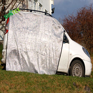 3M * 4M Bạc Lưới Bóng Vải, Nhôm Bóng Vải Bảo Vệ Chó Khỏi Ánh Nắng Mặt Trời, 80% Phản Quang Đan Poly Bóng Vải - Product Image 4