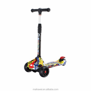 <span class=keywords><strong>Trottinette</strong></span> pliable à 3 roues pour enfants durable avec roulements ABEC-7 et hauteur réglable pour les enfants de 3 à 12 ans - Product Image 6