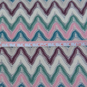 Bello di lavoro a maglia jacquard tessuto del pannello esterno di disegno geometrico tappezzeria texture - Product Image 2