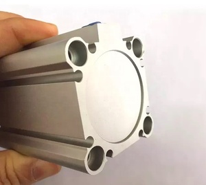 Nhà Máy Giá SDA/sdad Max đột quỵ 130 Mét trục đôi hành động bên trong/bên ngoài chủ đề tác động harga Xi lanh khí nén - Product Image 3