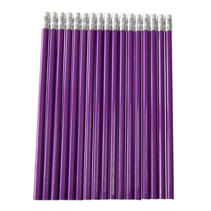 Yüksek kalite 7 inç altıgen şekil özel Logo baskılı 2B HB kurşun netleştirilmiş standart kalemler - Product Image 3