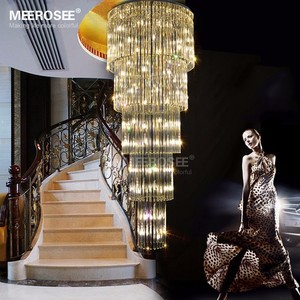 <span class=keywords><strong>Lustre</strong></span> moderne long pour plafond, luminaire en verre <span class=keywords><strong>G9</strong></span>, lustres de cristal, éclairage de luxe, lampe d'escalier pour hôtel, lamparas de techo MD2219 - Product Image 3