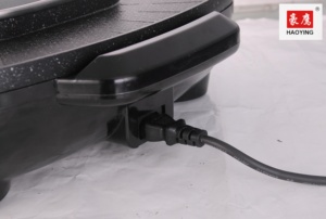 Marble Coating <strong>Electric</strong> Bbq <strong>Grill</strong> with Hot Pot <strong>Multifunction</strong> <strong>Electric</strong> Griddle and Hot Pot with Divider 2 in 1 - Product Image 5