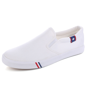 Giày lười nam vải bố trắng thời trang bán buôn giày thể thao nam - Product Image 4