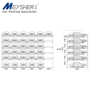 Tự động cơ khí thủy lực dọc xe đậu xe tháp xây dựng quay tự động xe thông minh tháp hệ thống đỗ xe - Product Image 2