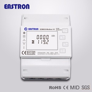 Compteur d'énergie triphasé Modbus RTU SDM630-Modbus V2, analyseur de puissance numérique bidirectionnel, compteur intelligent RS485 approuvé MID