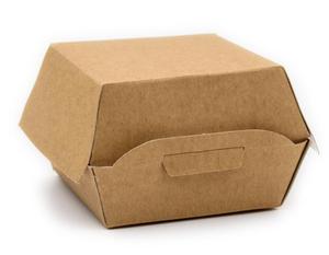 Sản Xuất Hộp Giấy Kraft Trơn Hộp Các Tông Hộp Đóng Gói Thực Phẩm Hamburg Hộp Bánh Hamburger Các Tông - Product Image 2