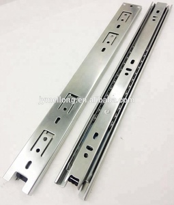 3 Fold Móveis para Armário de Cozinha <span class=keywords><strong>King</strong></span> Ball Bearing Drawer <span class=keywords><strong>slide</strong></span>/Canal Telescópico Gaveta/Trilho Deslizante Vertical Para Mesa 40mm