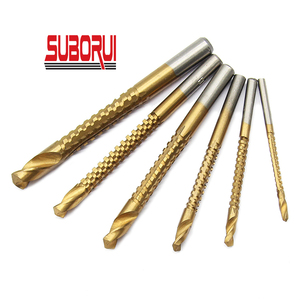 مجموعة من 6 قطع من لقم الحفر المطلية بالتيتانيوم HSS لحفر المعادن والخشب - Product Image 2