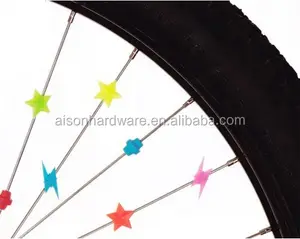 Rayons de vélo décoratifs, 1000 pièces, clips réfléchissants, décoration de bicyclette