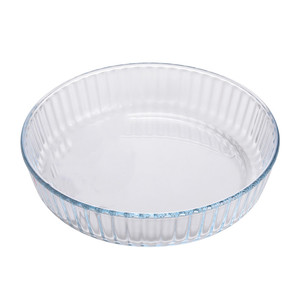 Plato de vidrio transparente para hornear, plato de Pie - Product Image 1