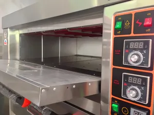 <span class=keywords><strong>Four</strong></span> électrique industriel 3 étages 6 plateaux <span class=keywords><strong>Four</strong></span> à pâtisserie Prix ​​bas à vendre - Product Image 6