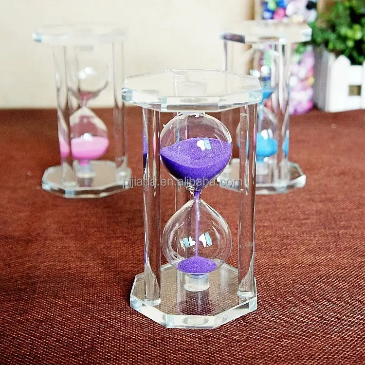 30 मिनट स्पष्ट क्रिस्टल रेत घड़ी राल टाइमर घड़ी hourglass घर कार्यालय सजावट उपहार पारदर्शी sandglass