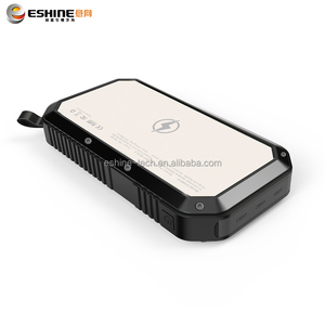 Banco de Energía Solar ES982S, Carga Inalámbrica Portátil de 20000 mAh, Ultra Delgado, con 36 LED - Product Image 1