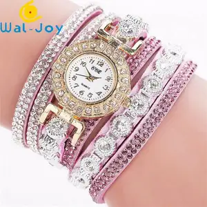WJ-6695ホットセールファッション卸売中国魅力的なドレスダイヤモンド女性ブレスレット時計