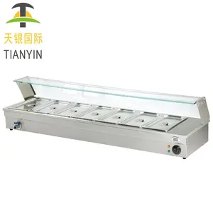 Hot Sale buffet fast food restaurant severy counter top Bain Marie used food warmer
