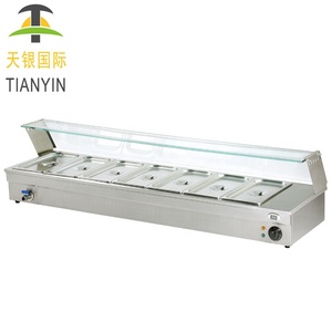 Hot Sale Buffet Fast <strong>Food</strong> Restaurant Severy Counter <strong>Top</strong> Bain Marie Used <strong>Food</strong> <strong>Warmer</strong>