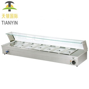 Severy Bain Marie เครื่องอุ่นอาหาร,ตู้อุ่นอาหารบุฟเฟต์อาหารจานด่วน