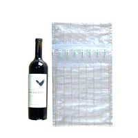 Maßge schneiderte Säulen-aufblasbare Luftblasen-Verpackungs beutel für Wein-und Champagner flaschen