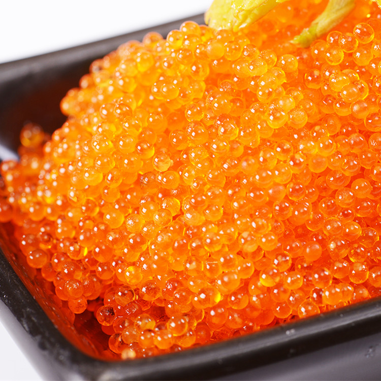 Суши меню оранжевая рыба Roe Tobiko