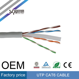 SIPU mejor <span class=keywords><strong>precio</strong></span> de alta velocidad 0.5CCA marca cat6 ethernet utp cat 6 cable de red - Product Image 1