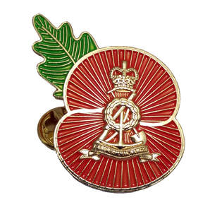 Badge commémoratif, en forme de pavot fleur, badge à revers