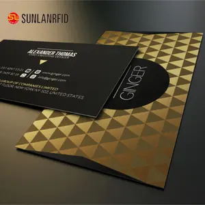 China Hersteller Geprägtem Nummer Hartplastik Schwarz Metall Goldene Visitenkarten für verkäufe