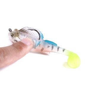 Nuotare Shad 70 millimetri 14g Richiamo di Pesca con il Piombo Truccato Richiamo Morbido Softbaits Lure Sea Trout SwimBait per Basso baitfish Piombo all'interno - Product Image 5