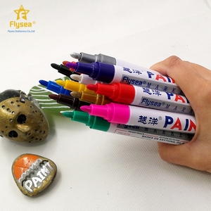 ปากกามาร์กเกอร์ถาวรหมึกปลอดภัยแบบญี่ปุ่น12สี