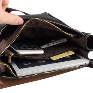 Borsa di cuoio A <span class=keywords><strong>Tracolla</strong></span> Cartella di Affari del Sacchetto <span class=keywords><strong>Mini</strong></span> Sacchetto di Affari Del Sacchetto - Product Image 5