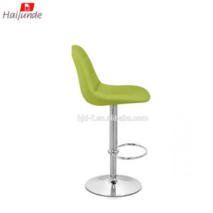 Réglable moderne à 360° °   <span class=keywords><strong>Tabouret</strong></span> <span class=keywords><strong>de</strong></span> <span class=keywords><strong>bar</strong></span> pivotant en cuir PU avec base en acier inoxydable pour comptoir <span class=keywords><strong>de</strong></span> cuisine - Product Image 2