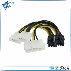 1007 16AWG pci-e6 Pin a 8 (6 + <span class=keywords><strong>2</strong></span>) Pin cavo di alimentazione intrecciato per Video GPU - Product Image 6