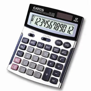 EATES 112 步检查正确的计算器橡胶侧面设计桌面计算器
