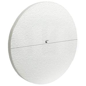 Gâteau en polystyrène artisanal imperméable pour Slime bricolage et décoration cercle blanc mousse EPS artisanat 1/2 en polystyrène disques épais - Product Image 2