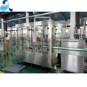 Automatic Juice Bottle Washer Filler Capper / Hot Filling Machine