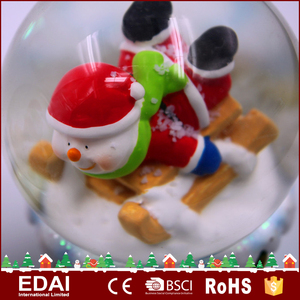 Gros neige boule de l'eau seau de noël neige globes en gros - Product Image 5