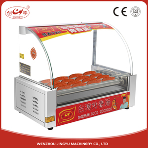 Chuangyu Alibaba <span class=keywords><strong>Site</strong></span> Web En Ligne <span class=keywords><strong>Vente</strong></span> 7 Rouleau Délicieux Hot-Dog Grill Pour Hot-Dog Machine À Saucisses - Product Image 1