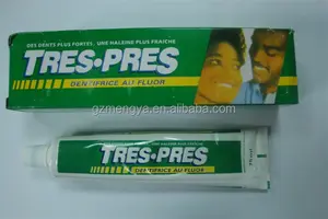 tres druk tandpasta whitening tandpasta fabriek professionele anti allergie