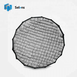 Selens Softbox Parabólico Profundo de 120cm y 16 Varillas con Montura Bowens, de Montaje Rápido, con Rejilla de Panal de Abeja y Modificador Eggcrate para Fotografía de Estudio OEM - Product Image 1