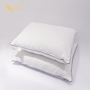 Cheap soft down fabric 100% cotton duck down goose feather hotel pillow inner/pillow cases White - Product Image 2