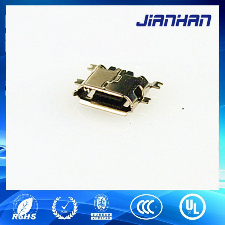 Микро 5pin usb 2.0 тип в разъем-розетка с медная раковина